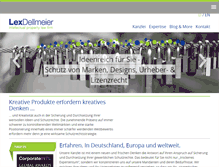 Tablet Screenshot of lexdellmeier.com